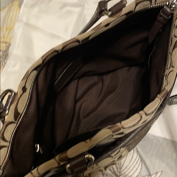 Brown Authentic Coach Purse - Picture 4 of 7